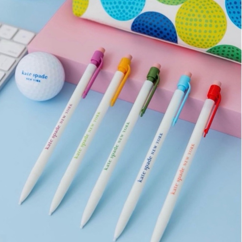 ♠️ KATE SPADE Stationery Bundle | Spiral Notebook & 5 Mechanical Pencils – NWT - Picture 9 of 14